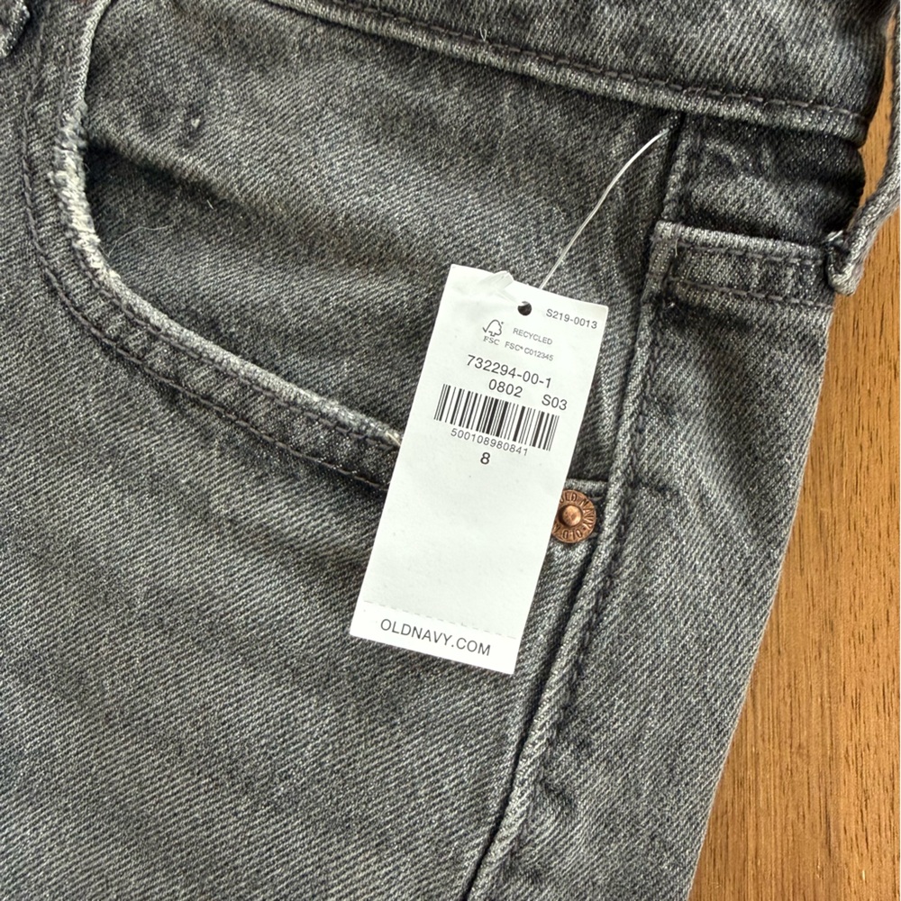 Old Navy Extra High-Rise Sky-Hi Wide Leg Button Fly Jeans - NWT! - Picture 7 of 7